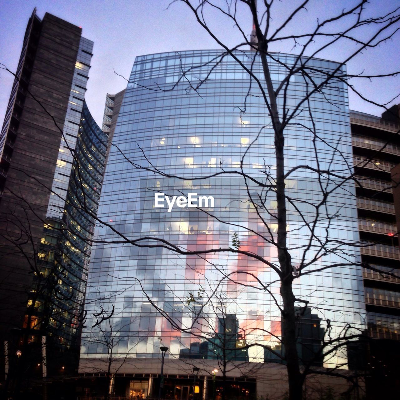 LOW ANGLE VIEW OF MODERN BUILDINGS