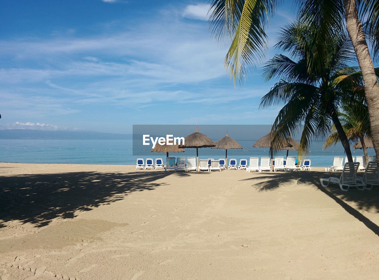 Scenic view of beach