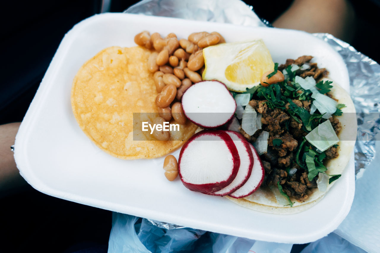 Close-up of food in plate