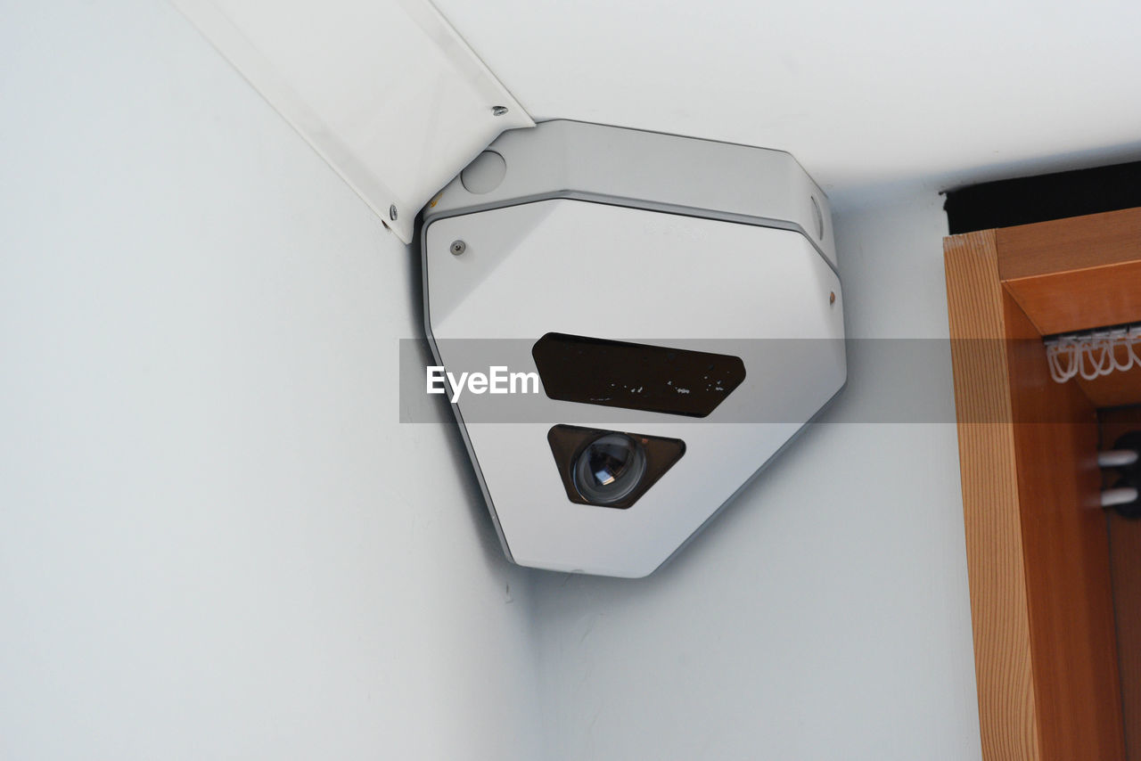 Video surveillance in a building, cctv and monitoring by video camera