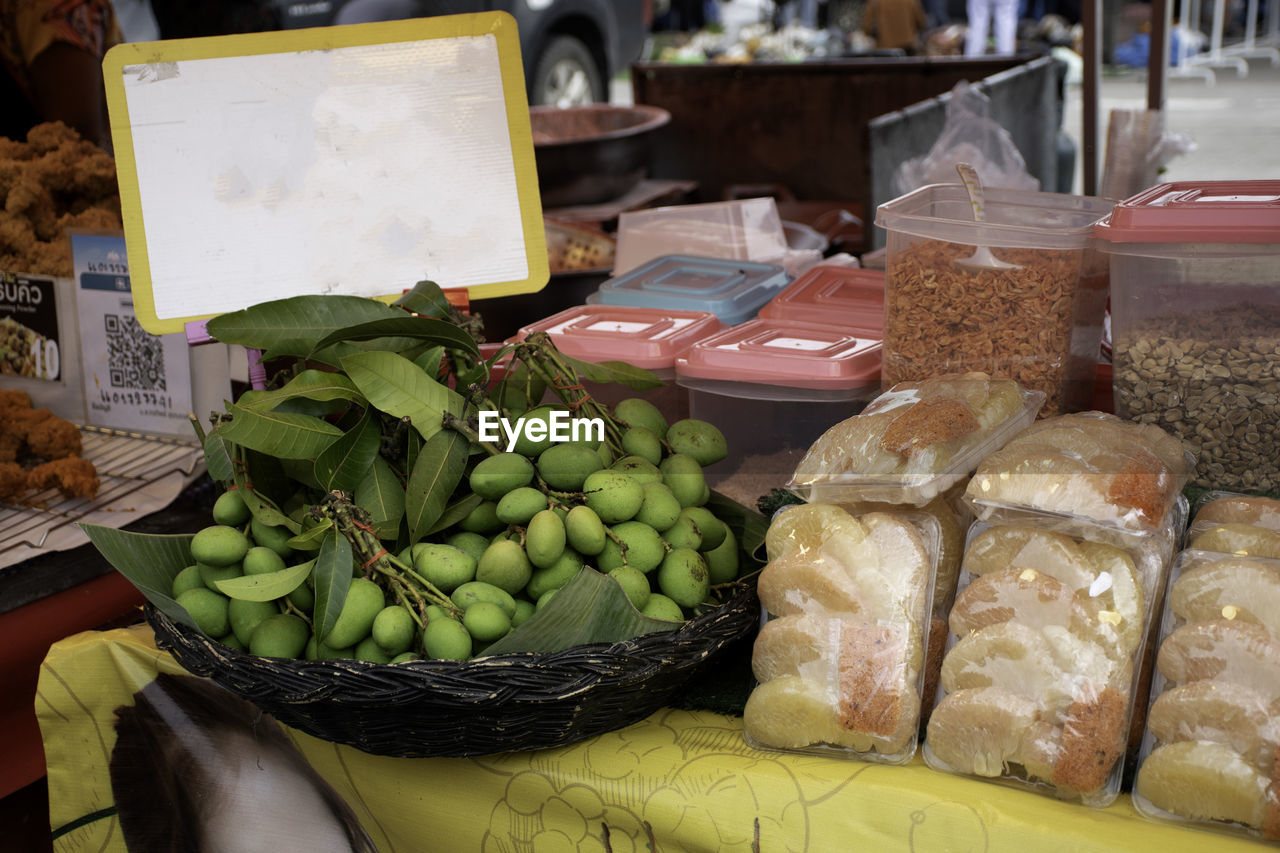 close-up of food for sale