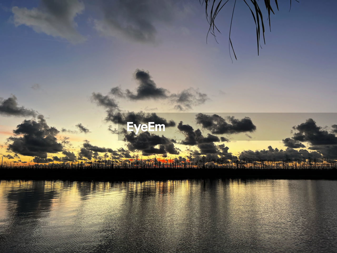 sky, water, reflection, cloud, beauty in nature, nature, morning, tree, dusk, scenics - nature, tranquility, horizon, tranquil scene, sunrise, sea, no people, environment, sunlight, plant, landscape, travel destinations, tropical climate, outdoors, palm tree, idyllic, silhouette, land, afterglow, twilight, beach, architecture
