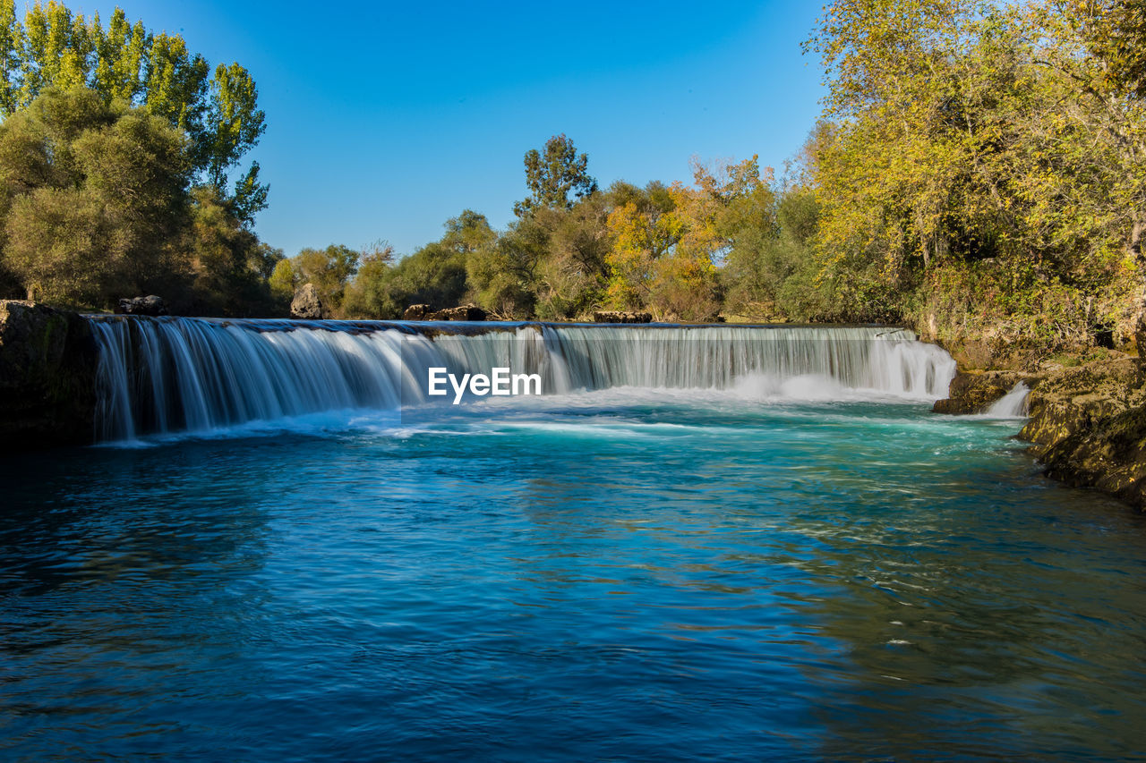 SCENIC VIEW OF WATERFALL