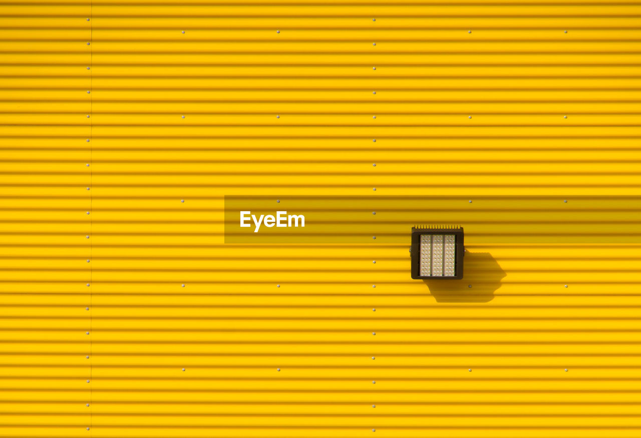 Full frame shot of yellow wall 