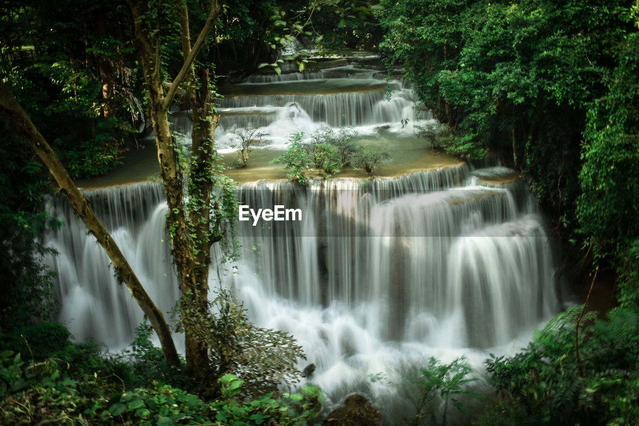 SCENIC VIEW OF WATERFALL