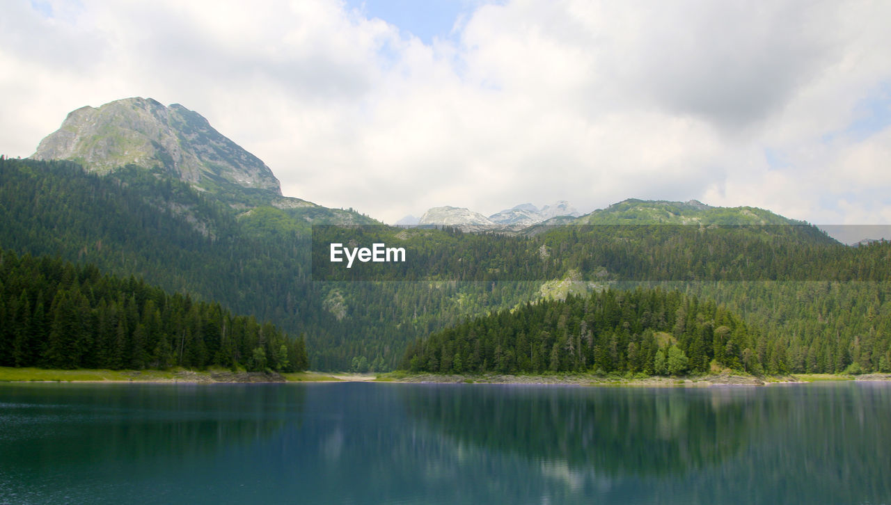 Black lake, glacial lake located on the mount durmitor within the durmitor national park, montenegro