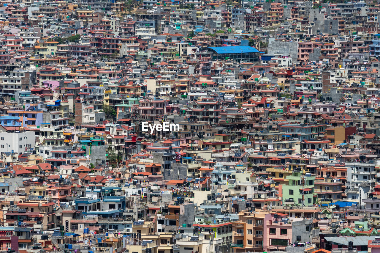 Full frame shot of houses in town