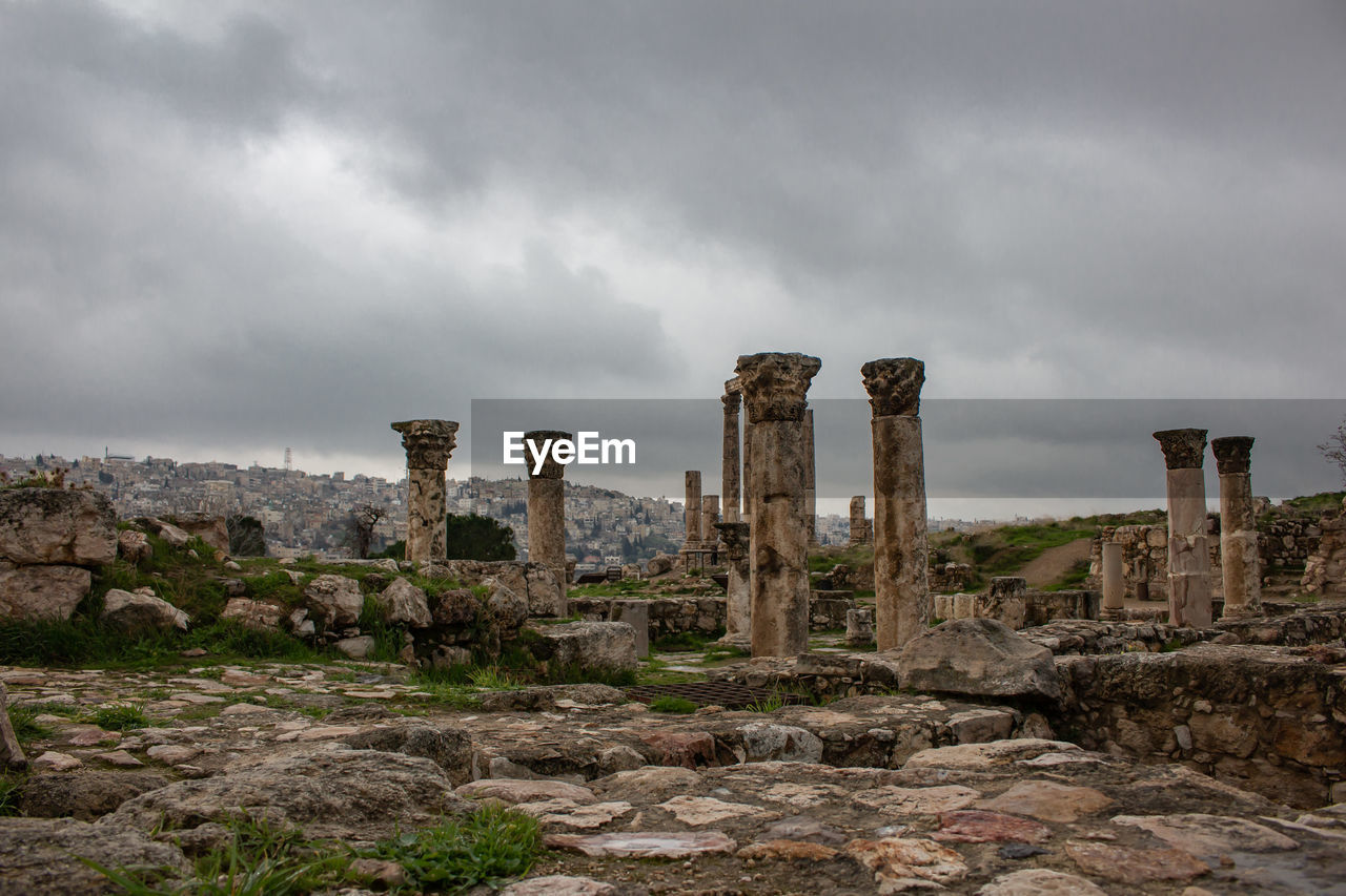 OLD RUIN AGAINST SKY