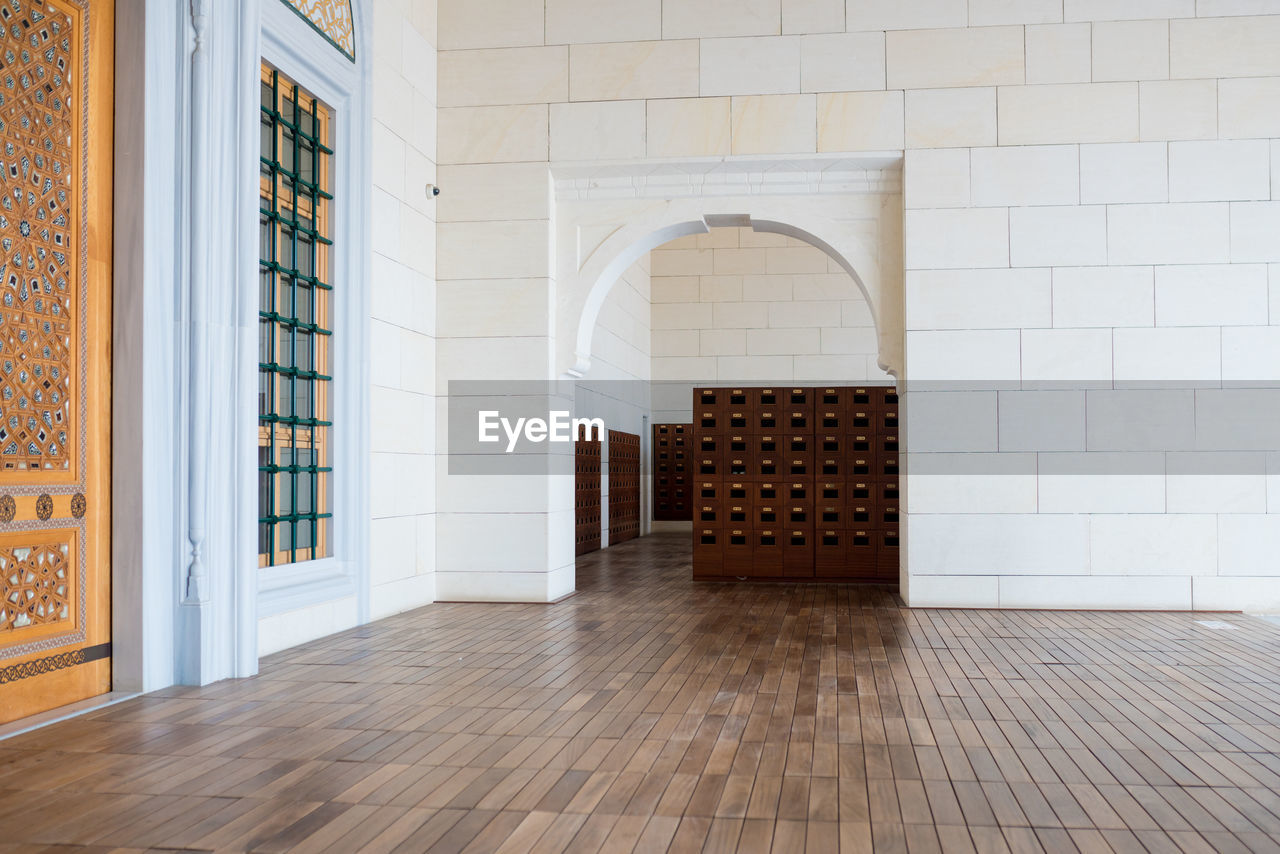 Interior view of the grand camlica mosque. new mosque in istanbul, turkey