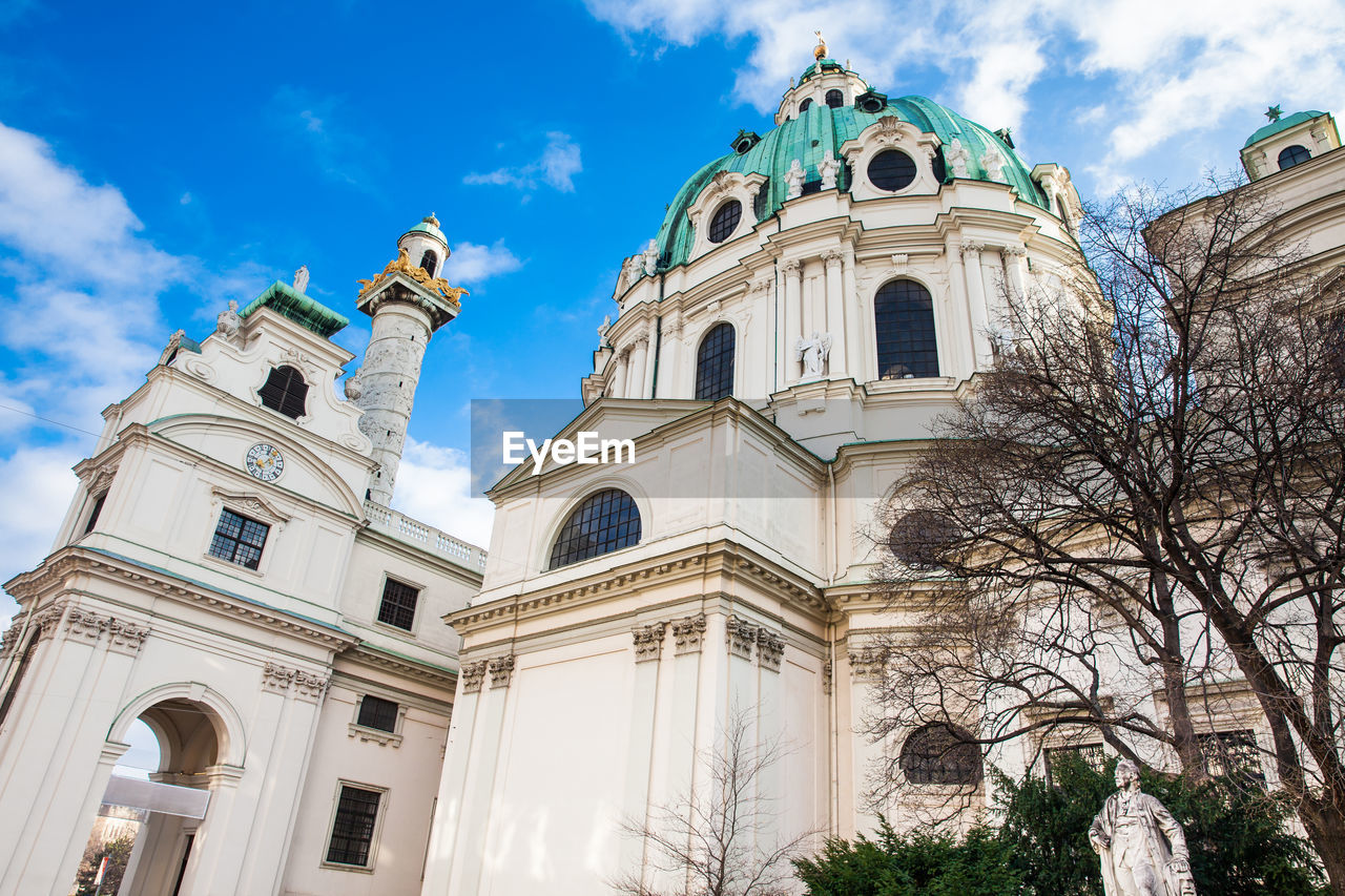 Saint charles church located on the south side of karlsplatz in vienna built on 1737