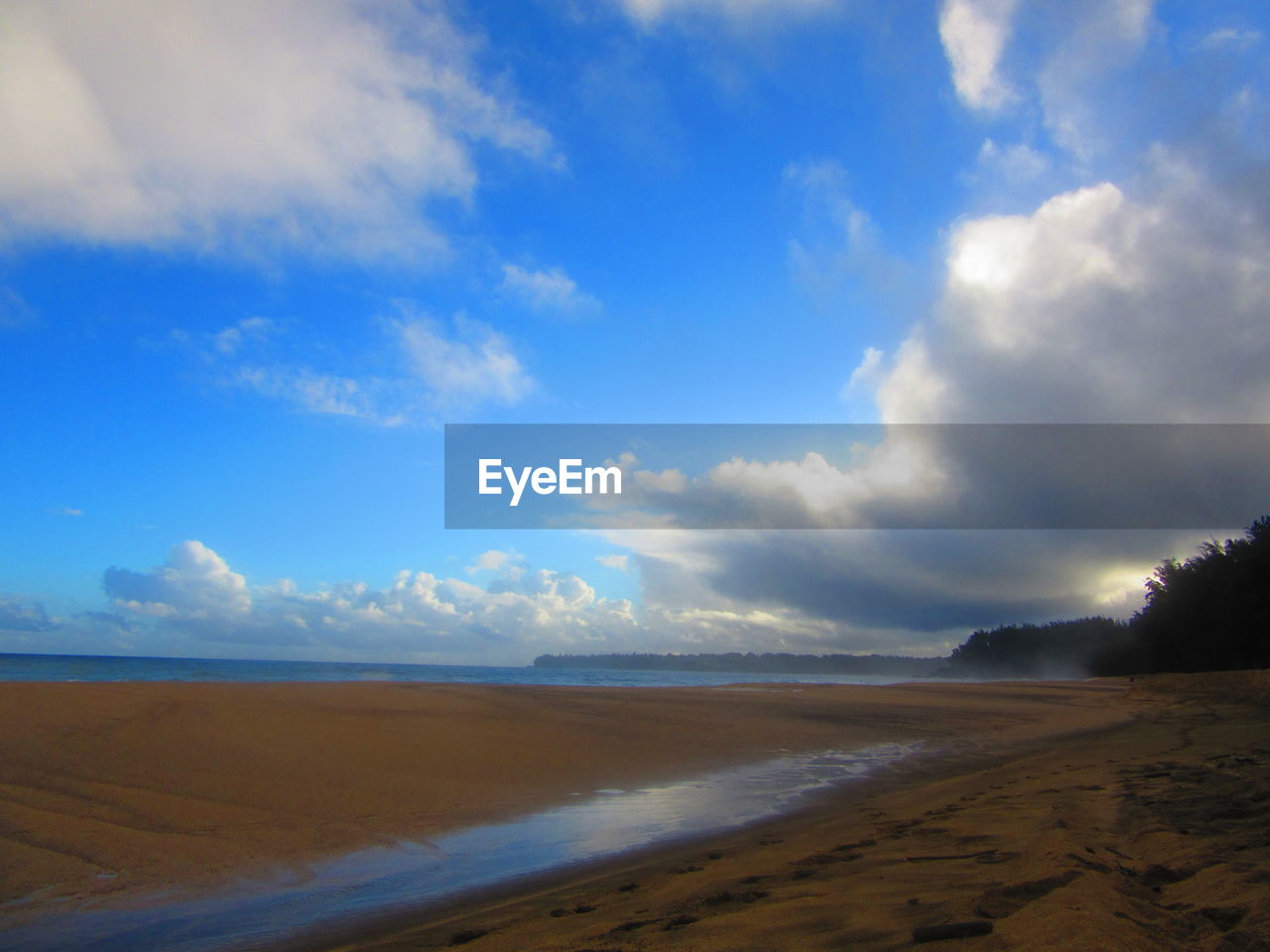 SCENIC VIEW OF SAND BEACH AGAINST SKY