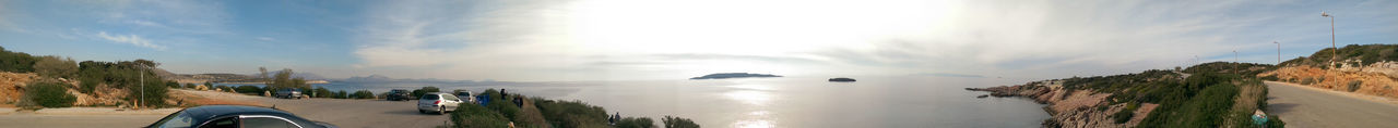 PANORAMIC VIEW OF SEA AGAINST SKY