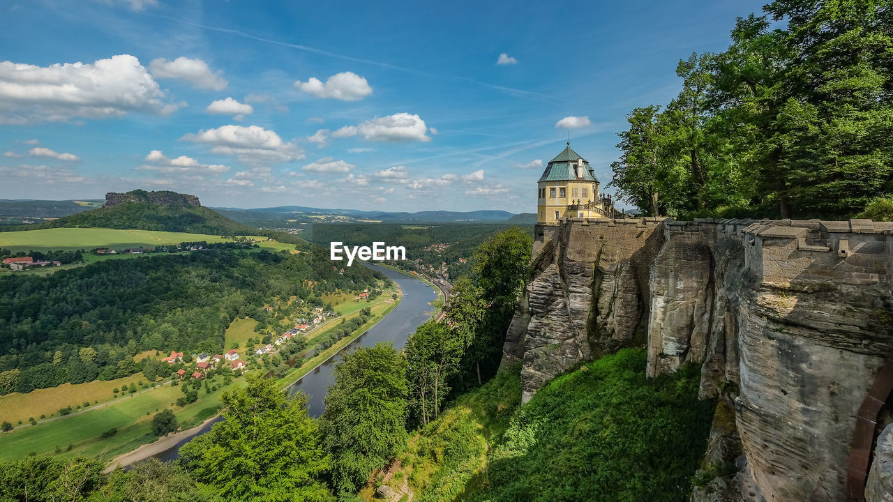 PANORAMIC VIEW OF HISTORIC BUILDING