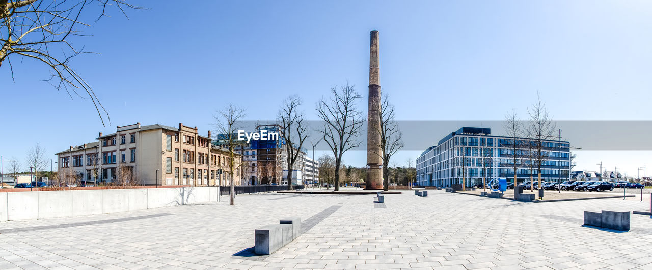 PANORAMIC SHOT OF BUILDINGS AGAINST SKY