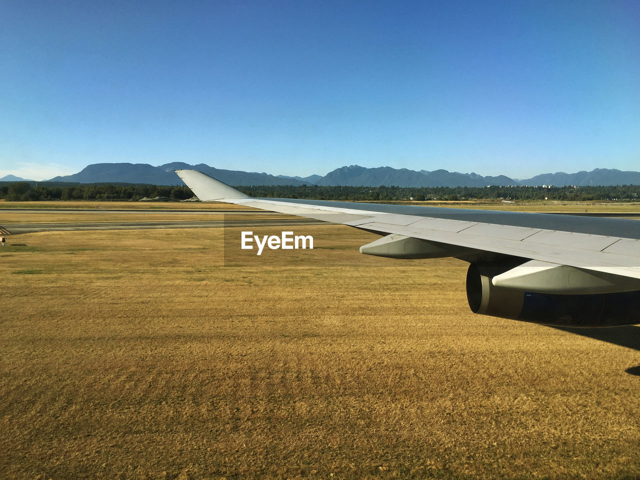 Scenic view of landscape against clear sky