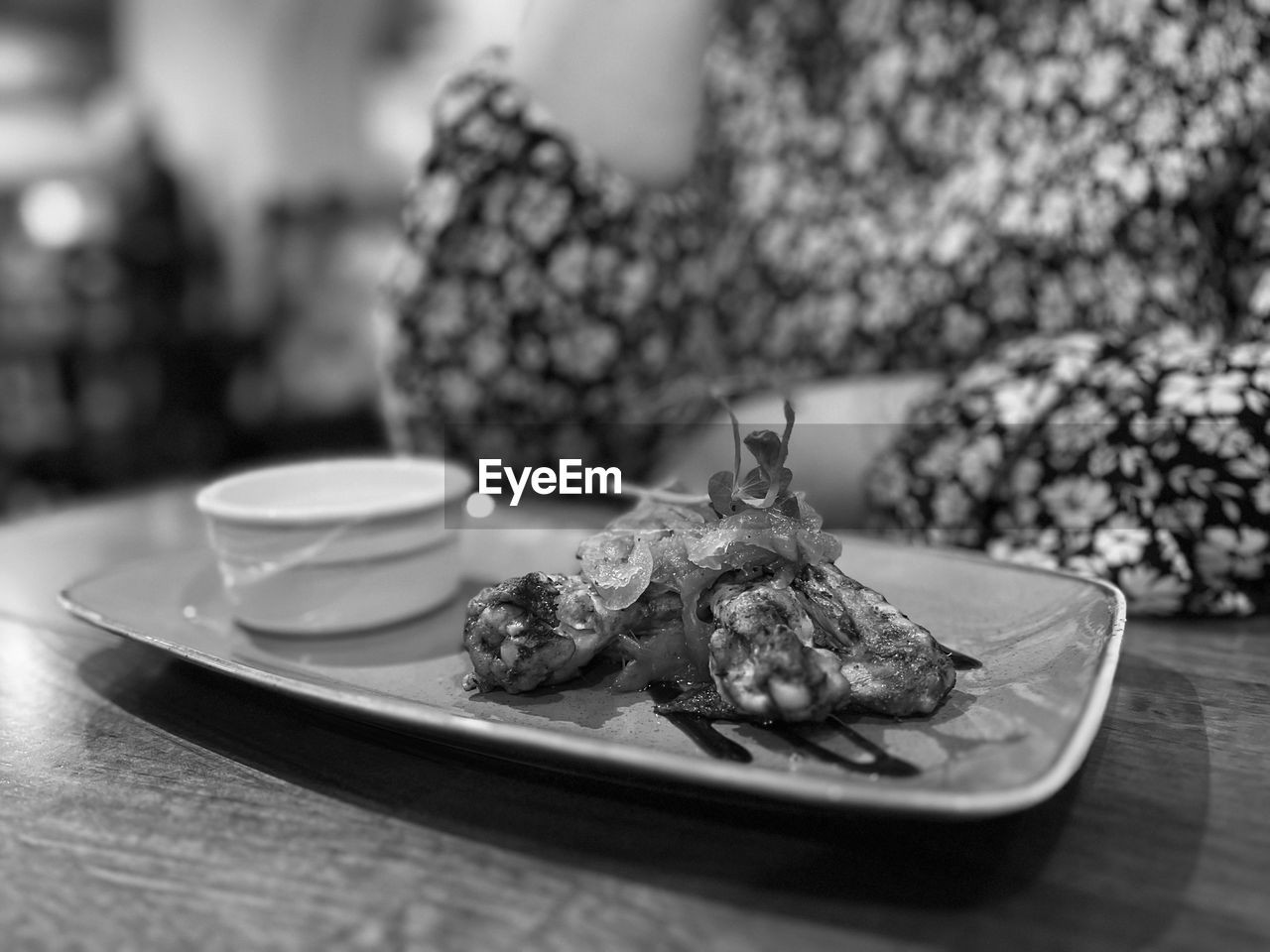 food and drink, food, plate, table, black, black and white, tableware, monochrome photography, monochrome, freshness, selective focus, no people, white, indoors, focus on foreground, healthy eating, wellbeing, crockery, close-up, nature, plant, drink, saucer