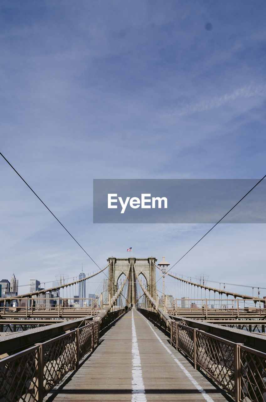 VIEW OF SUSPENSION BRIDGE