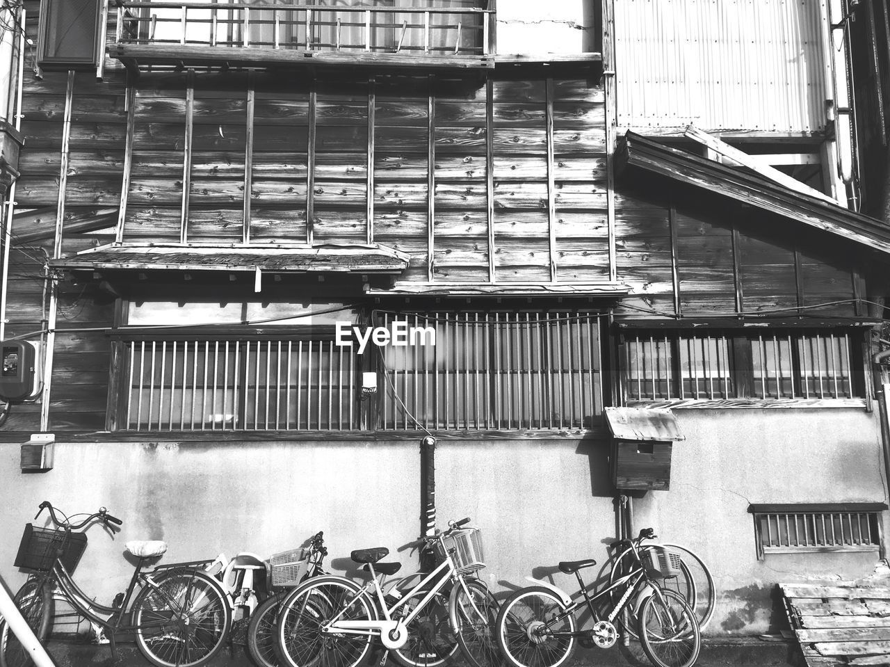 BICYCLES ON BUILDING