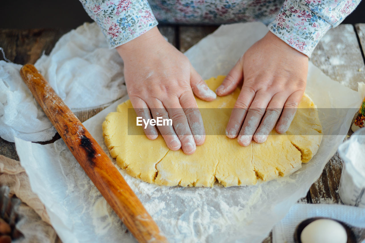 Woman preparing food