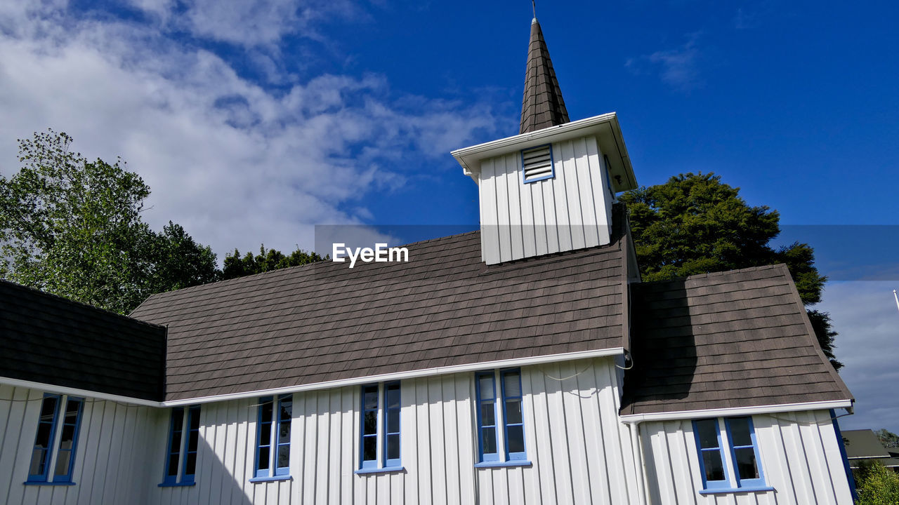 Shot of religious christian or catholic chapel and altar for worshippers