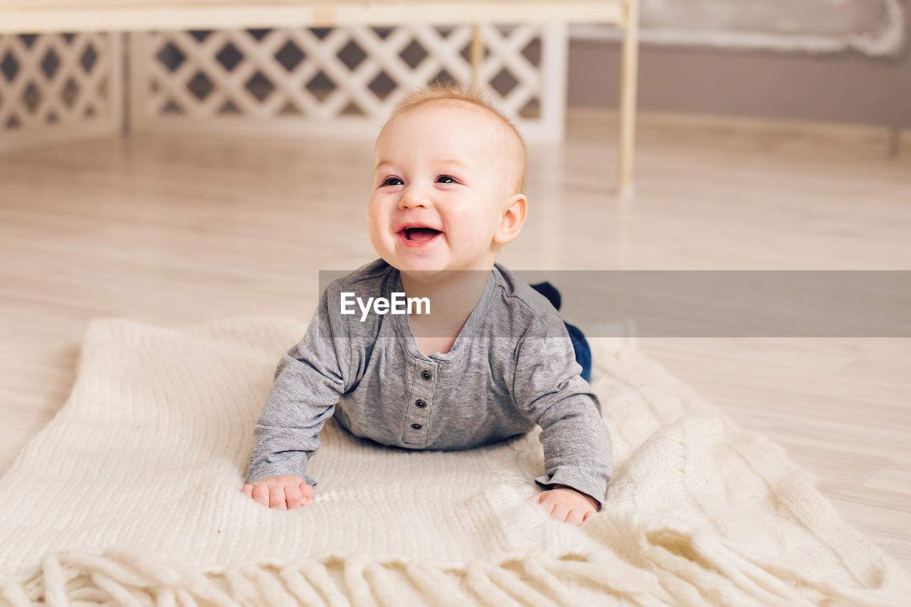 Portrait of smiling boy