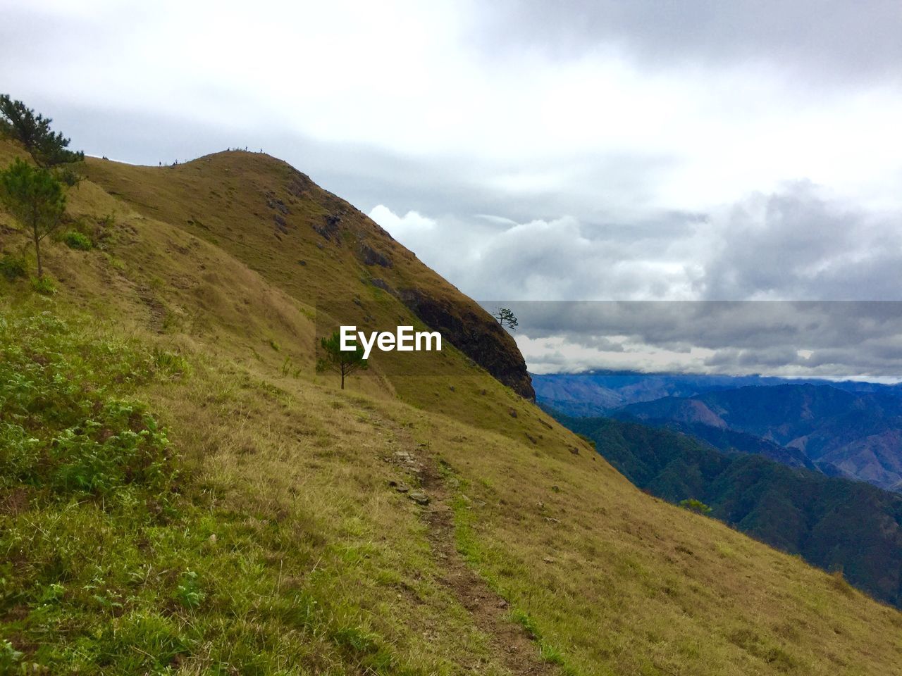 SCENIC VIEW OF LANDSCAPE AGAINST CLOUDY SKY