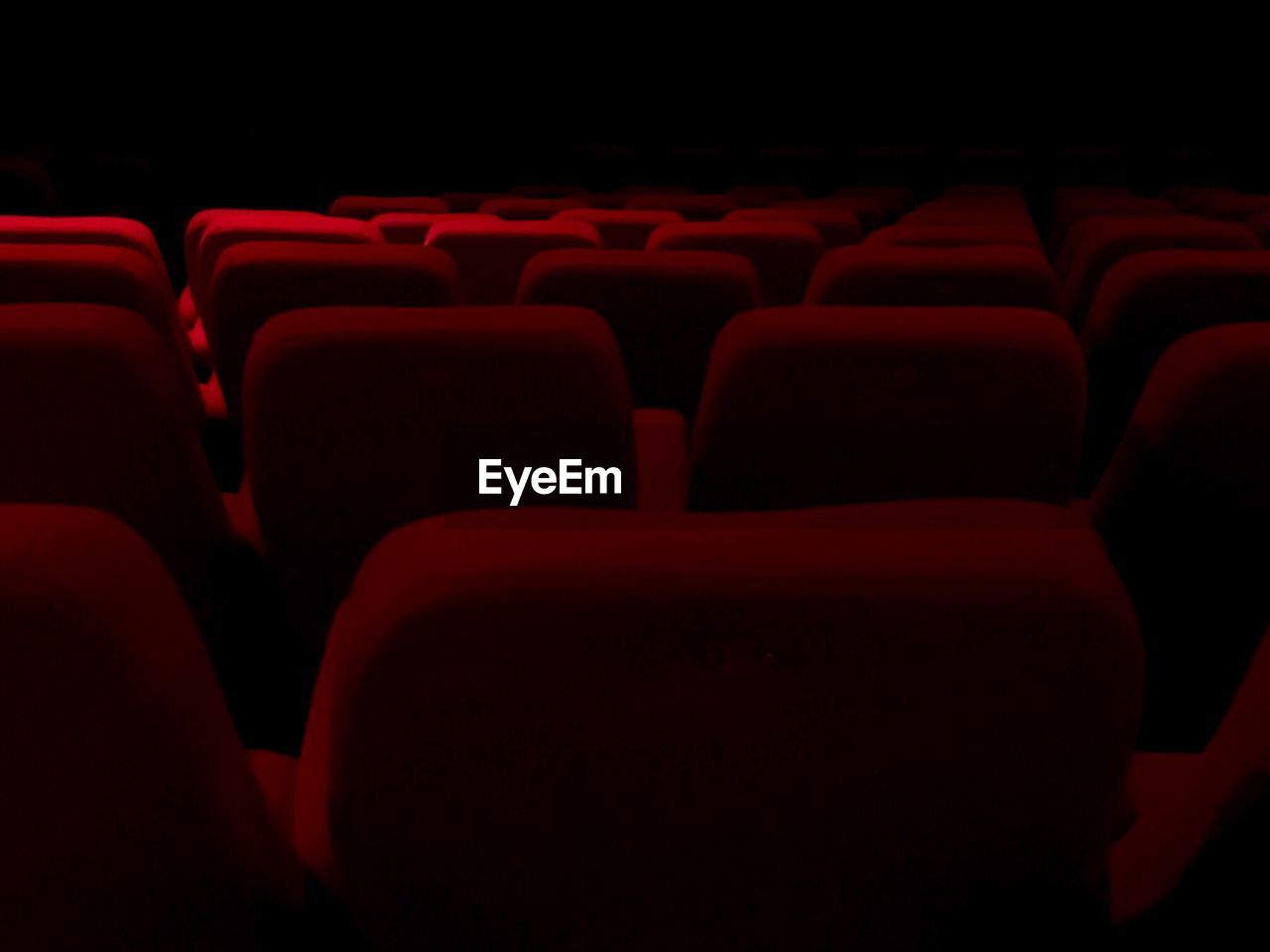RED SEATS IN STADIUM