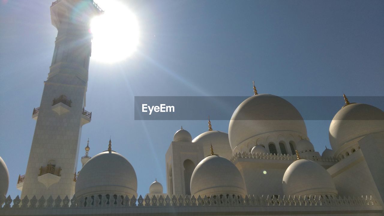 Exterior of sheikh zayed bin sultan al nahyan mosque