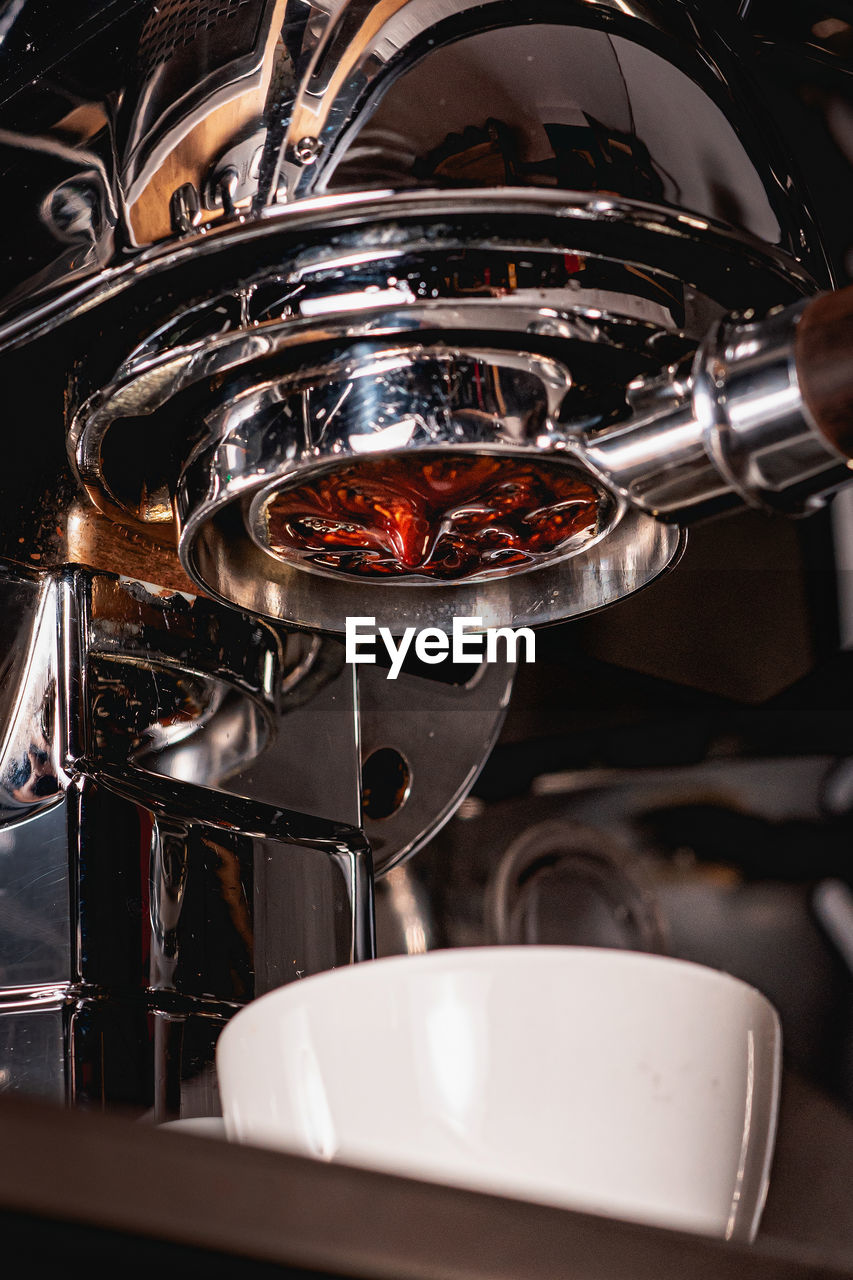 Close-up of coffee maker