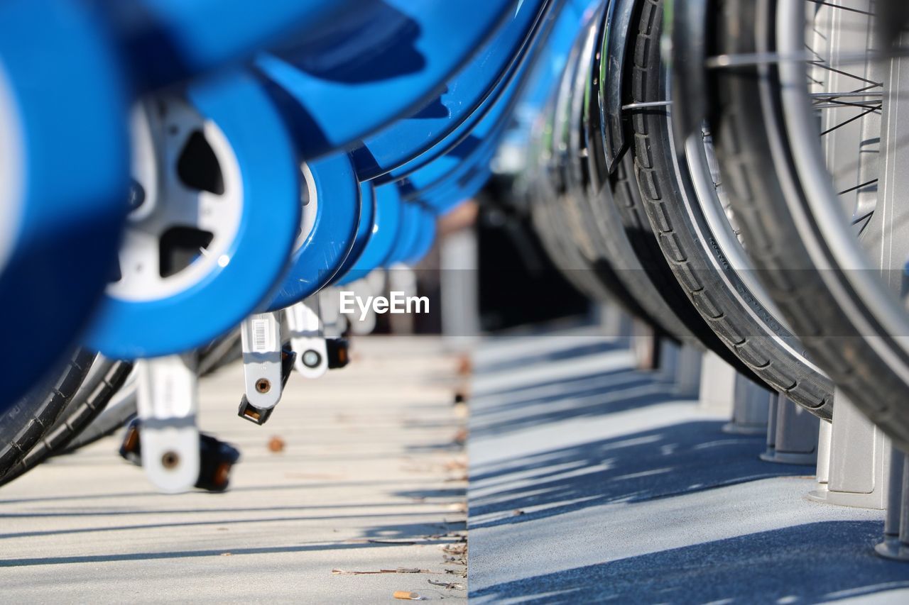 Close-up of machine