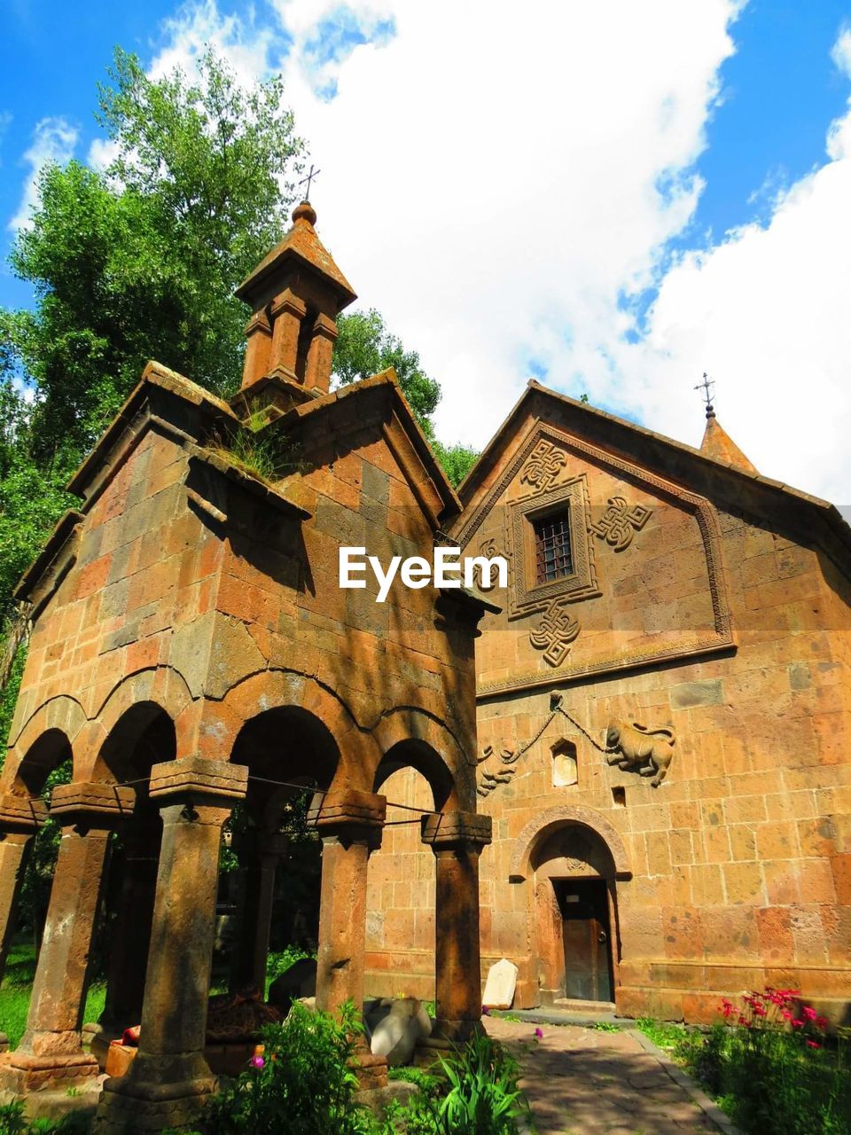 Low angle view of church