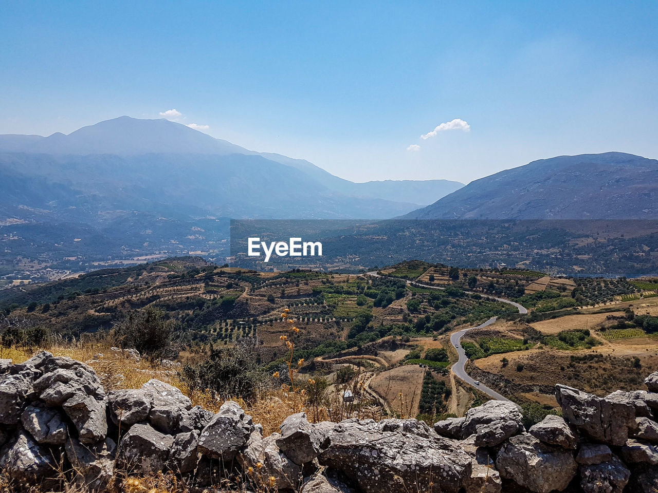 AERIAL VIEW OF LANDSCAPE AGAINST SKY