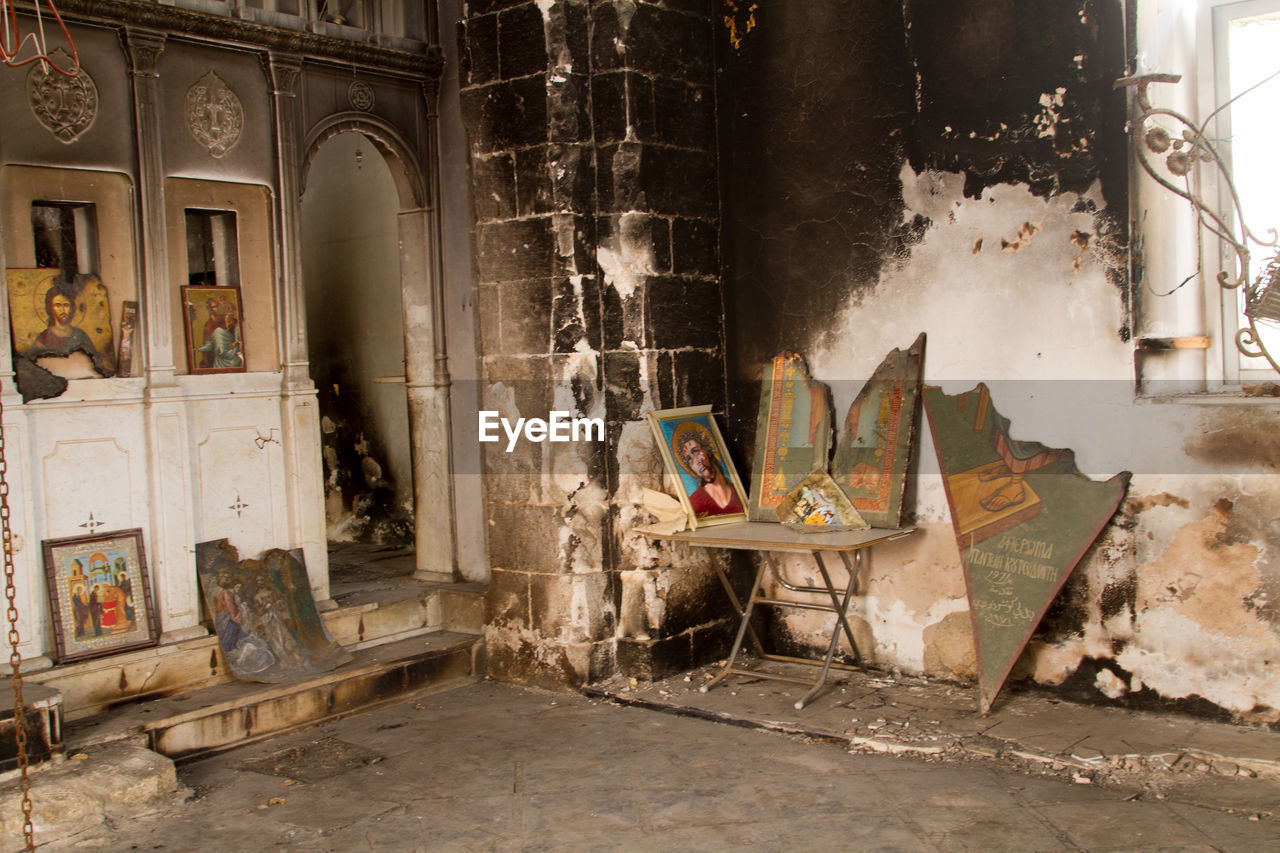 Devastated church in syria