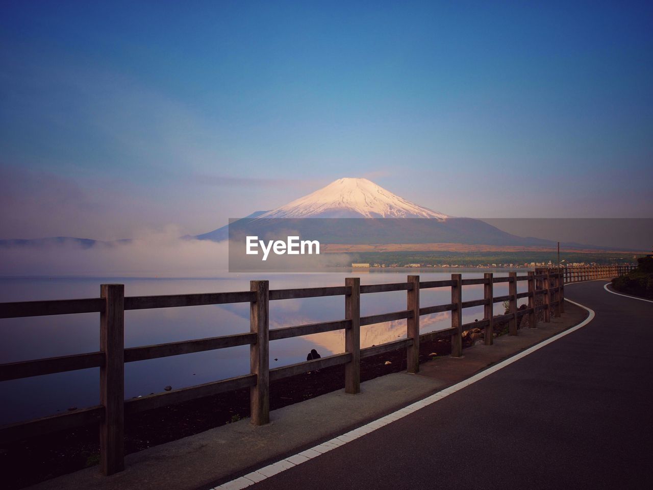 Scenic view of mount fuji