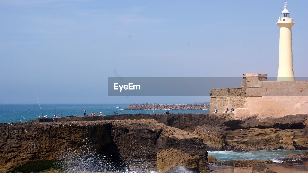 VIEW OF FORT AT SEASIDE