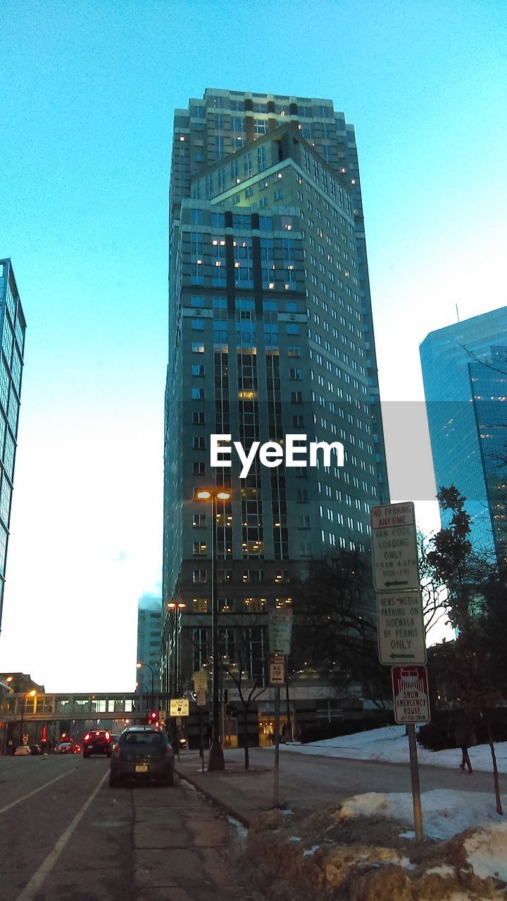 LOW ANGLE VIEW OF MODERN BUILDINGS