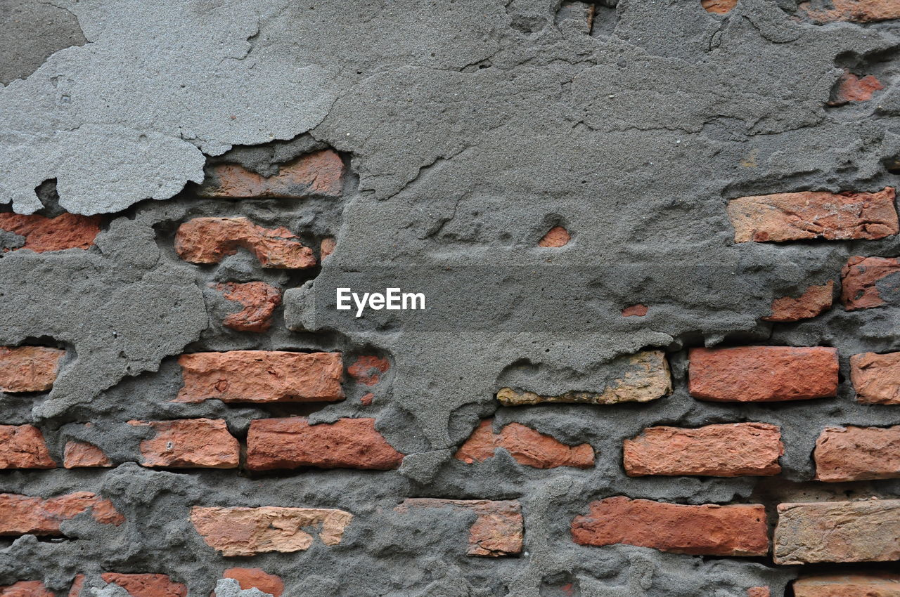 Full frame of bricks wall