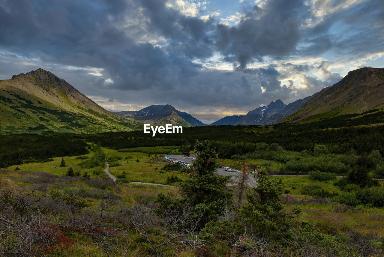 Scenic view of landscape against sky