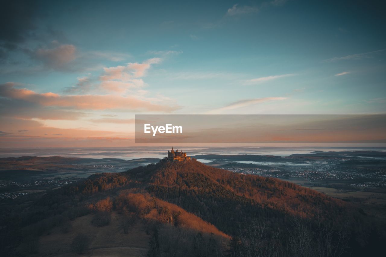 SCENIC VIEW OF SEA DURING SUNSET