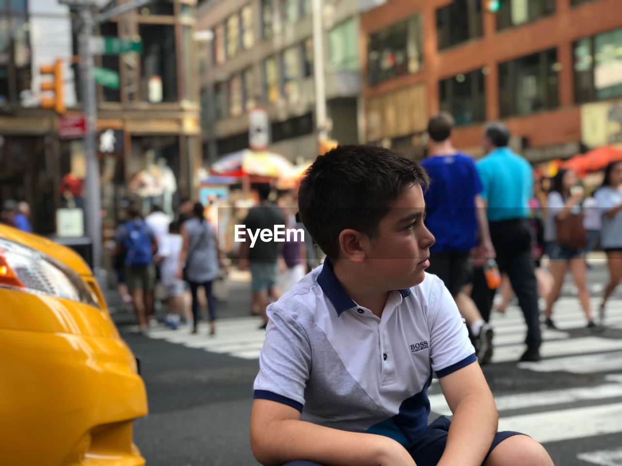 BOY IN STREET