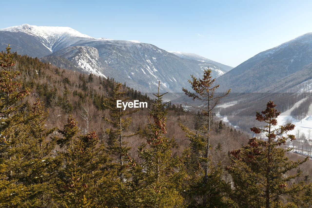 VIEW OF SNOWCAPPED MOUNTAINS AGAINST SKY