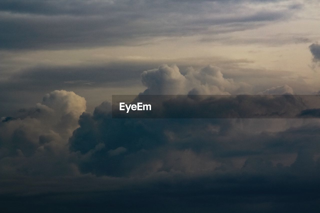 LOW ANGLE VIEW OF STORM CLOUDS