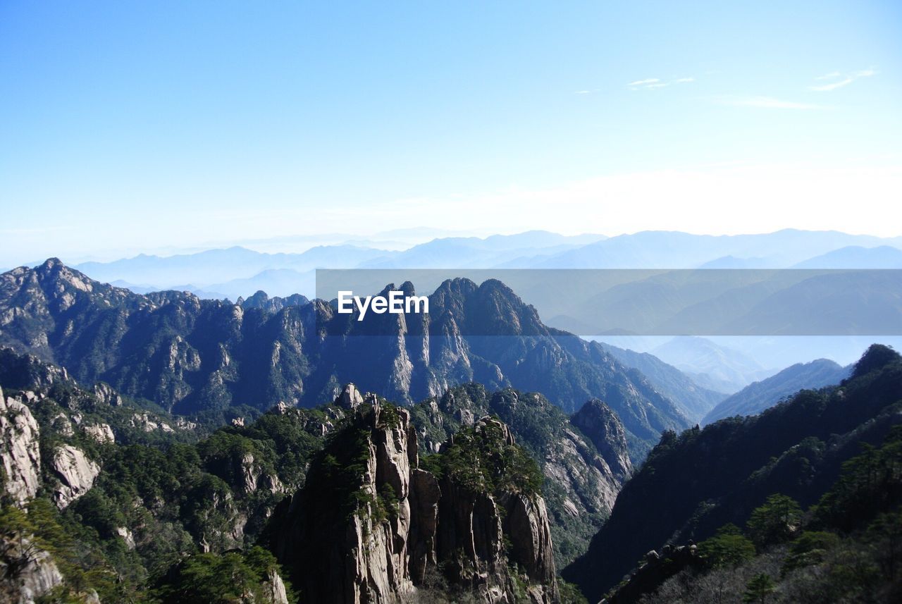 View of mountain range