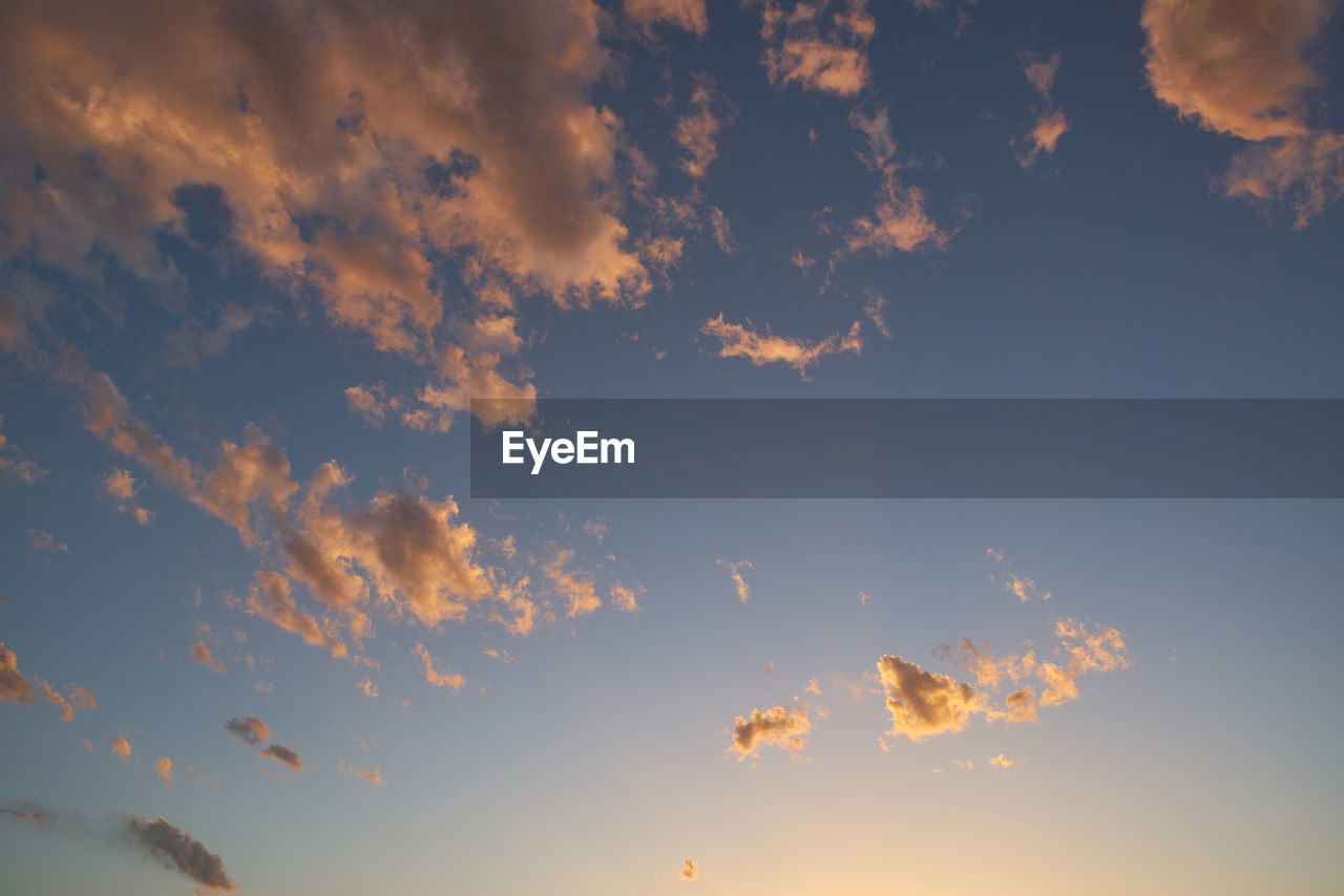 LOW ANGLE VIEW OF DRAMATIC SKY DURING SUNSET