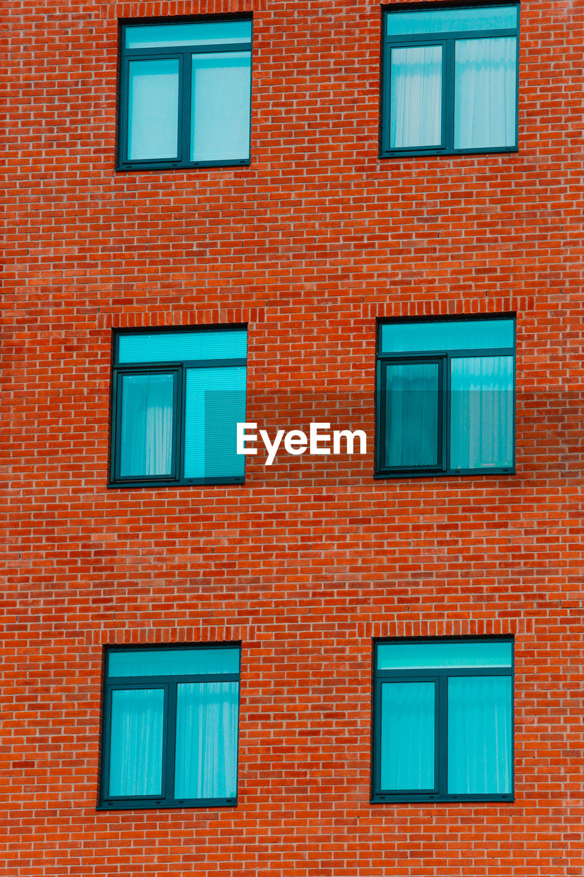 Full frame shot of red building