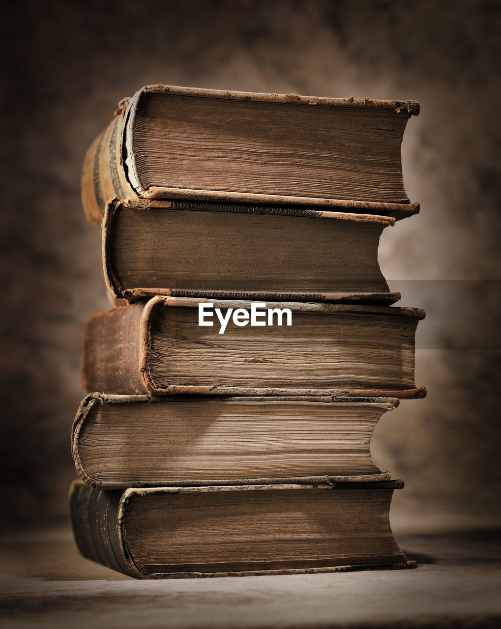 Close-up of books on table