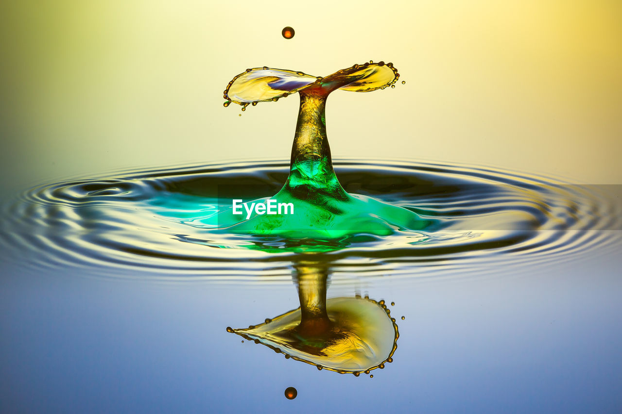 Close-up of liquid splash