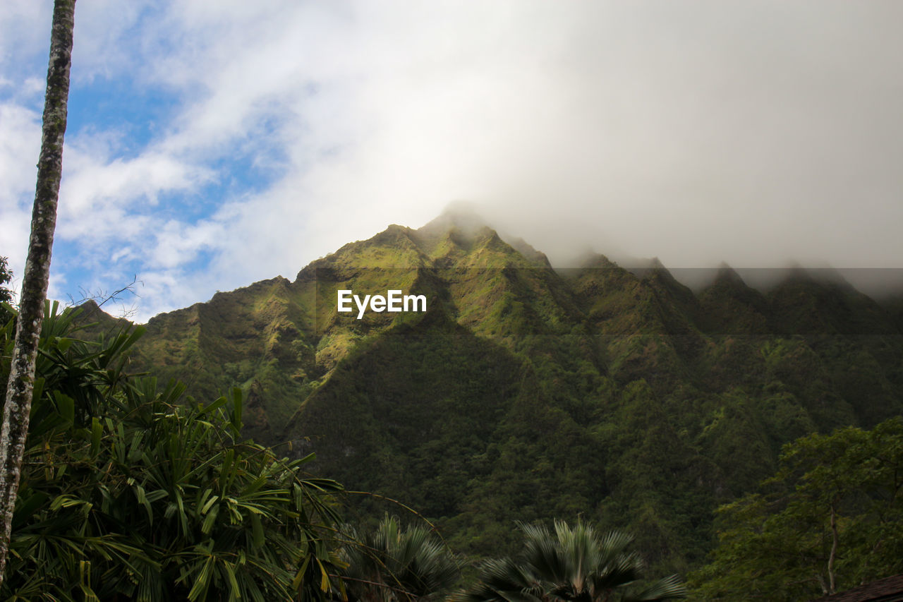 SCENIC VIEW OF MOUNTAIN RANGE AGAINST SKY