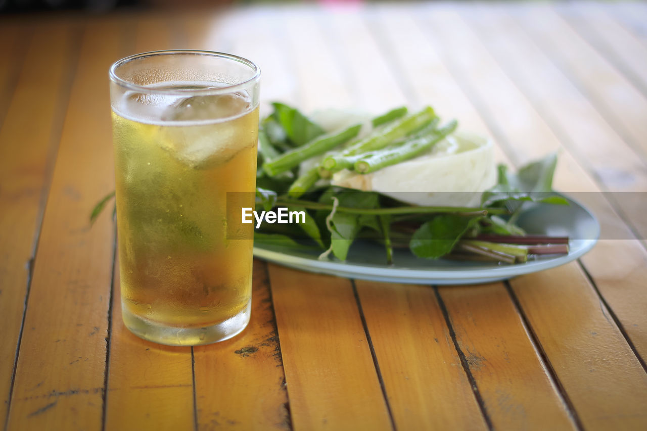 Close-up of drink on table