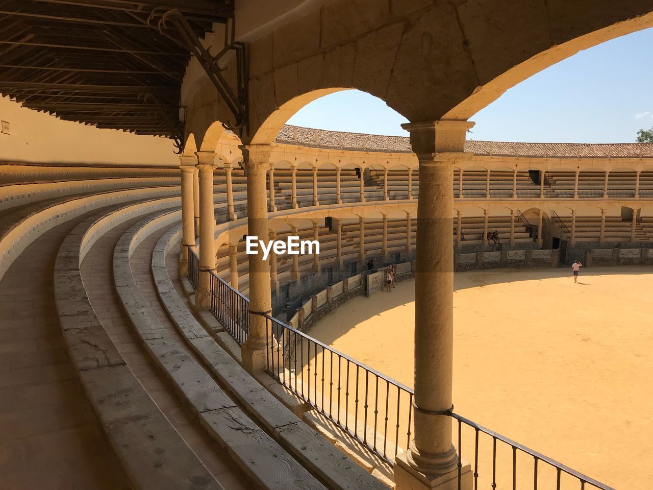 View of bullfight arena